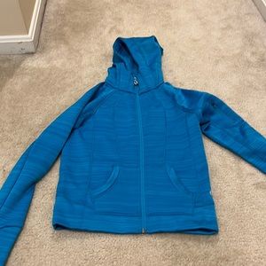 Girls 90 degree by reflex blue zip up jacket